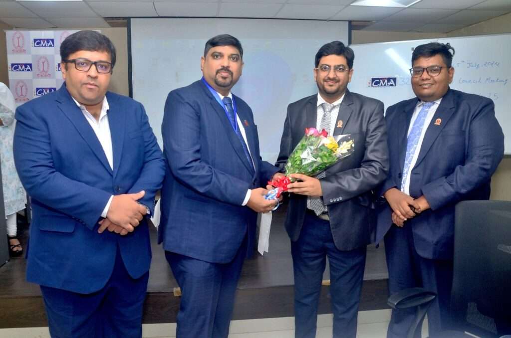 Felicitation of CMA Mihir Vyas, Newly Elected Vice Chairman, ICMAI-WIRC